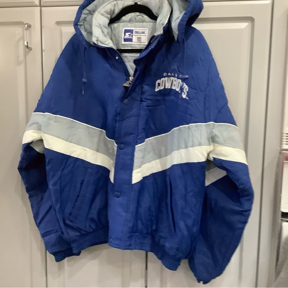 Dodgers NFL Other - Vintage 90s Starter Pro Line Dallas Cowboys Jacket Pullover NFL Full Zip Size L